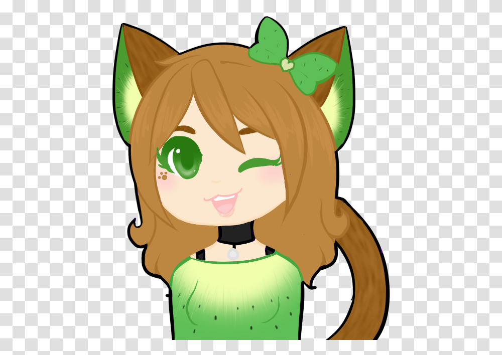 Kiwi Fruit Cat By Thecrimsonsorcerer, Elf, Plant Transparent Png