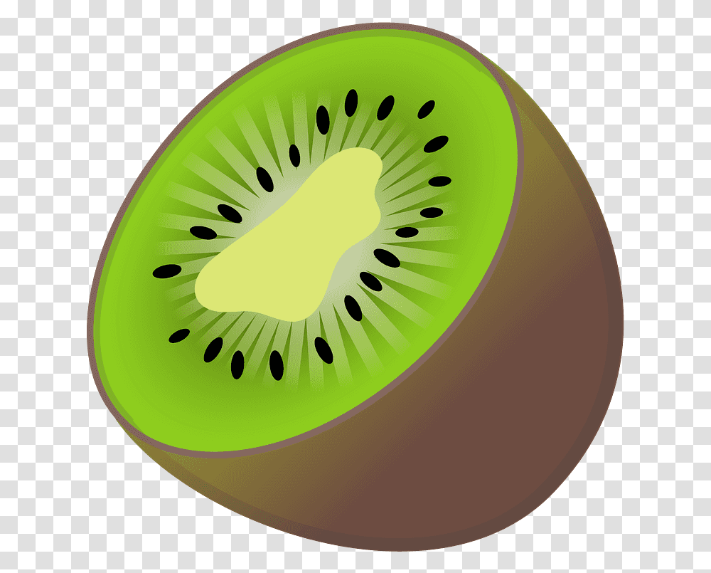 Kiwi Fruit Emoji Clipart Kiwi Emoji, Plant, Food, Sliced, Bird Transparent Png