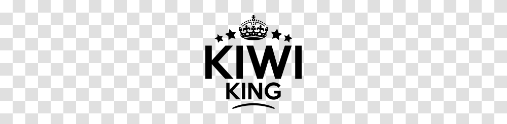 Kiwi King Keep Calm Style Crown Stars, Gray, World Of Warcraft Transparent Png