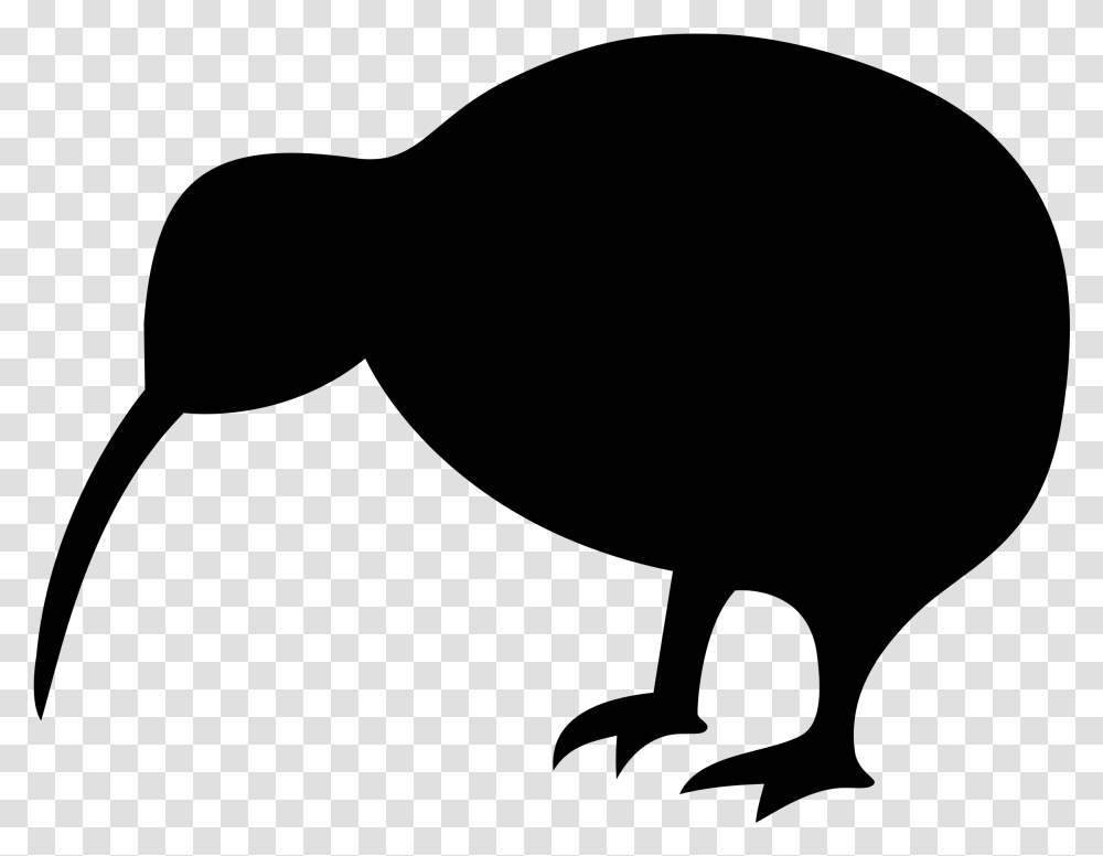 Kiwi Silhouette, Gray, World Of Warcraft Transparent Png