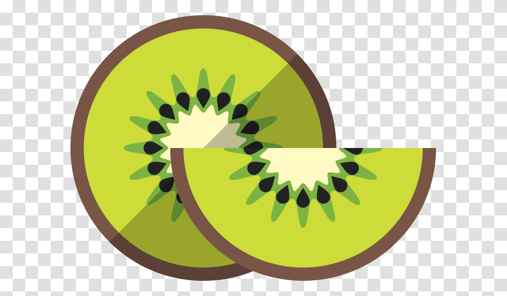 Kiwi Symbol Clipart Download, Plant, Fruit, Food, Sliced Transparent Png