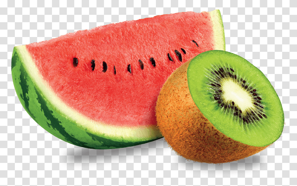 Kiwifruit Download Kiwi And Watermelon, Plant, Food Transparent Png