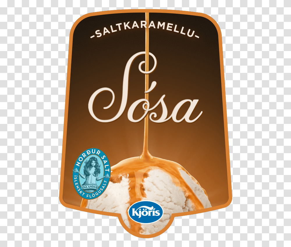 Kjrs Ice Cream Sauce Caramel 250g Graphic Design, Dessert, Food, Creme Transparent Png