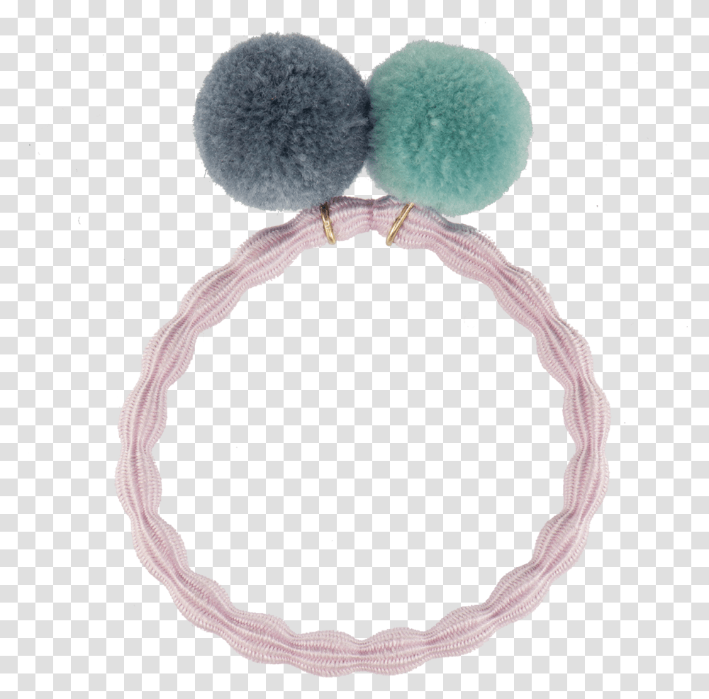 Kknekki Light Pink Hair Tie With Greyblue And Minty Green, Accessories, Accessory, Jewelry, Bracelet Transparent Png