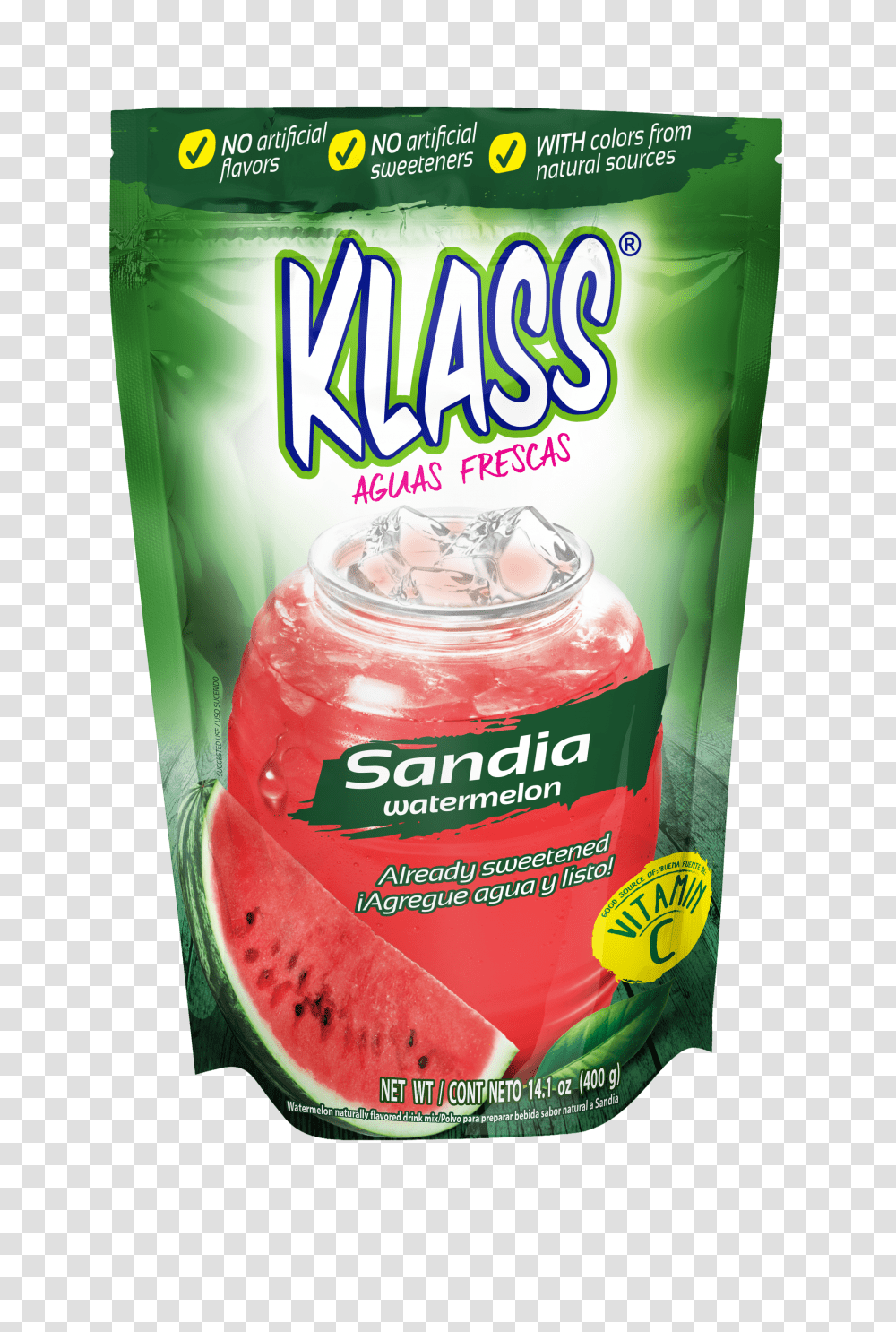 Klass Watermelon Naturally Flavored Drink Mix Transparent Png