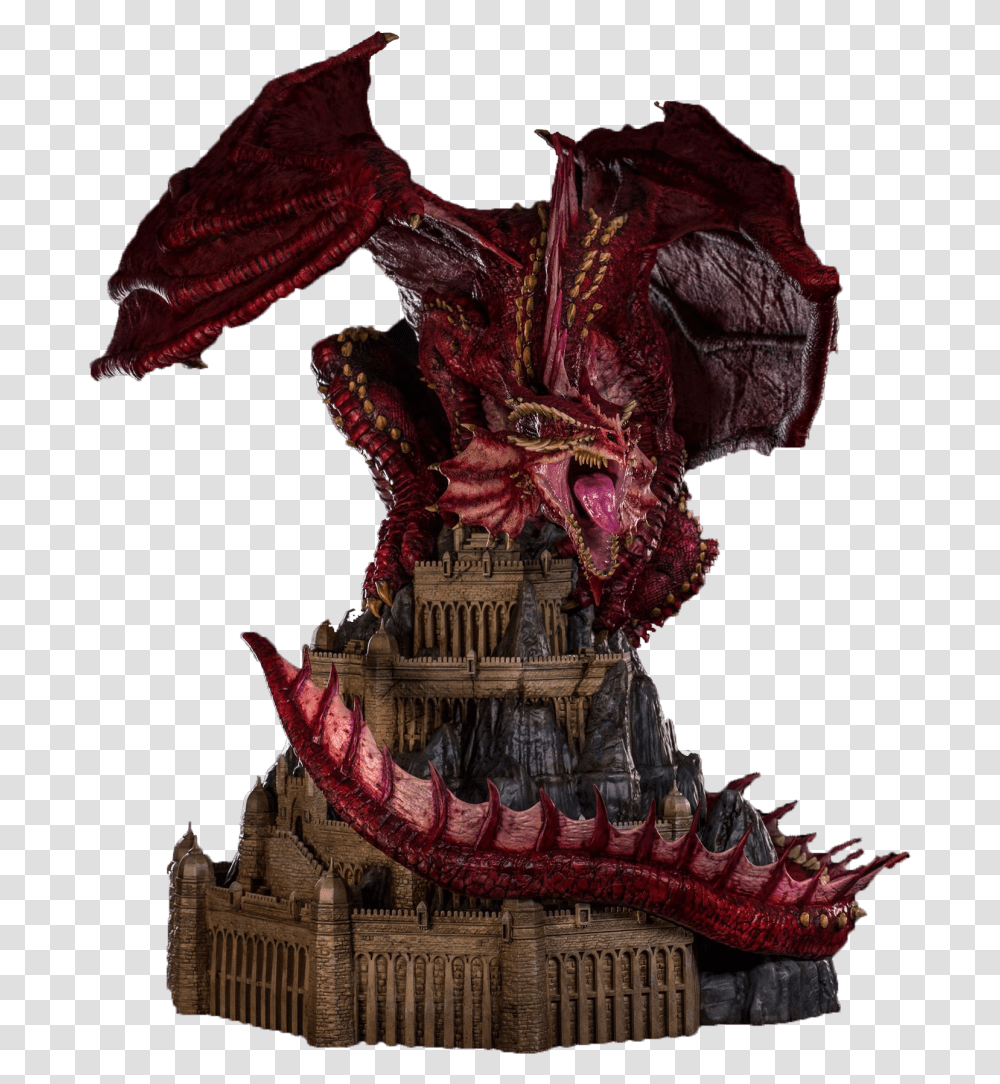 Klauth Red Dragon Statue, World Of Warcraft, Painting Transparent Png