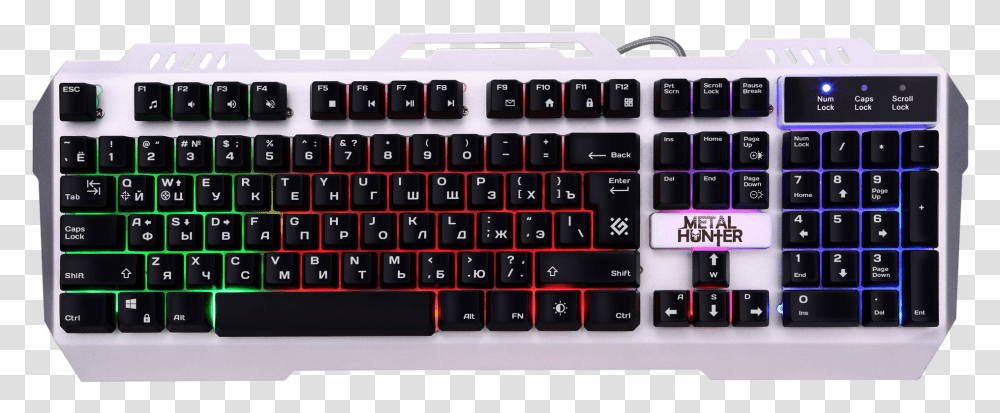 Klaviatura Defender Metal Hunter Gk, Computer Keyboard, Computer Hardware, Electronics Transparent Png