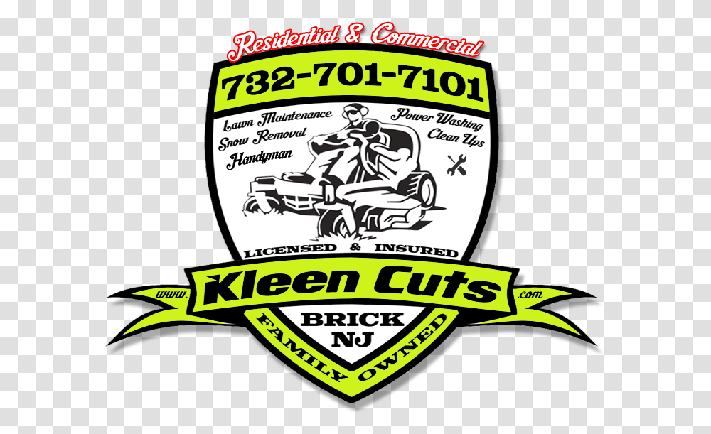Kleen Cuts Services Tm Logo Brick Nj Illustration, Label, Emblem Transparent Png