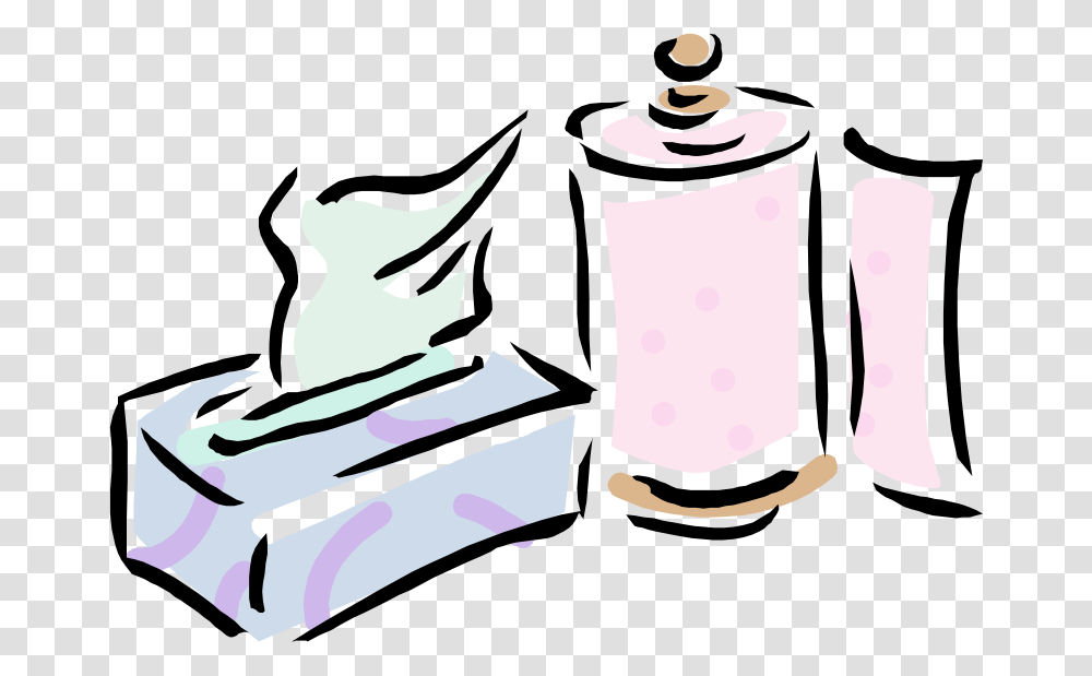 Kleenex Box And Household Paper Tissues And Paper Towels, Toilet Paper Transparent Png