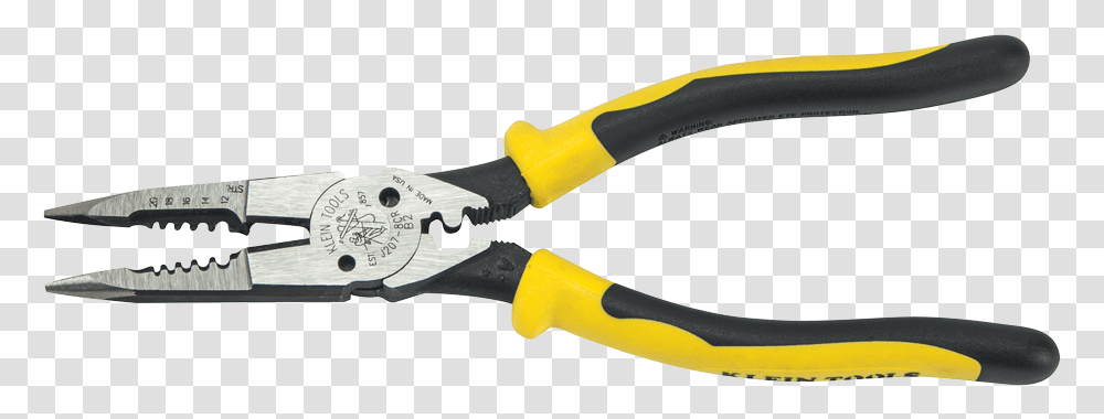 Klein Long Nose Strippers, Tool, Pliers Transparent Png