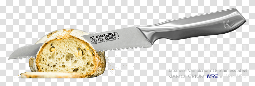 Kleva Cut Master Series Professional Bread Knife Utility Knife, Food, Weapon, Weaponry, Blade Transparent Png