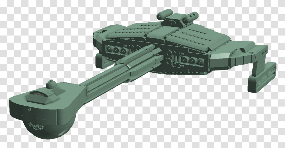 Klingon Bird Of Prey Lego, Gun, Weapon, Weaponry, Spaceship Transparent Png