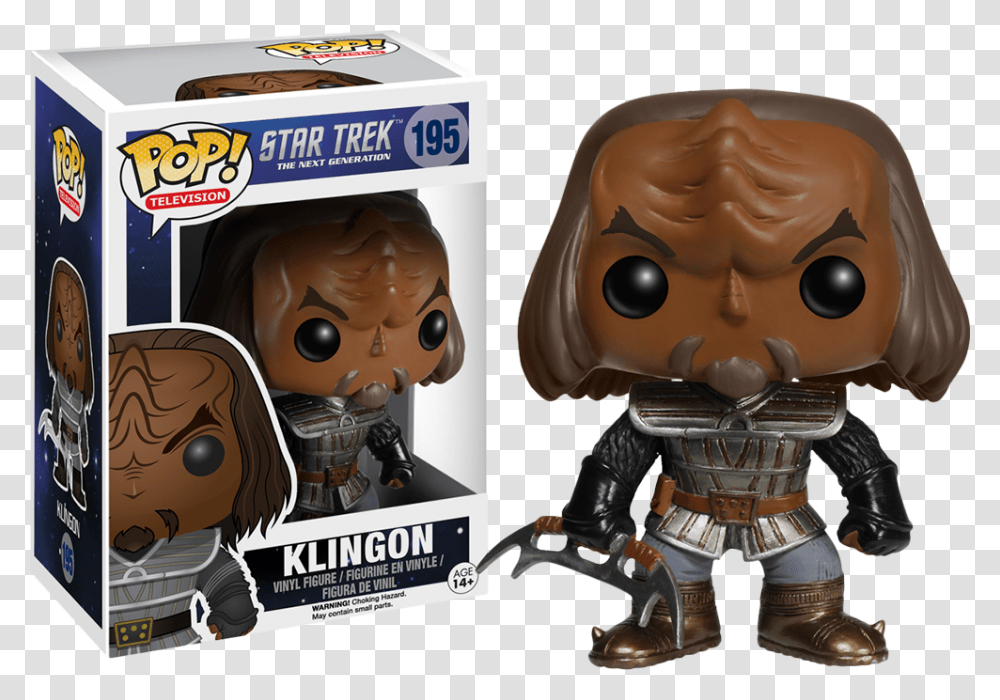 Klingon Funko Pop Star Trek Klingon, Toy, Robot, Doll, Monitor Transparent Png