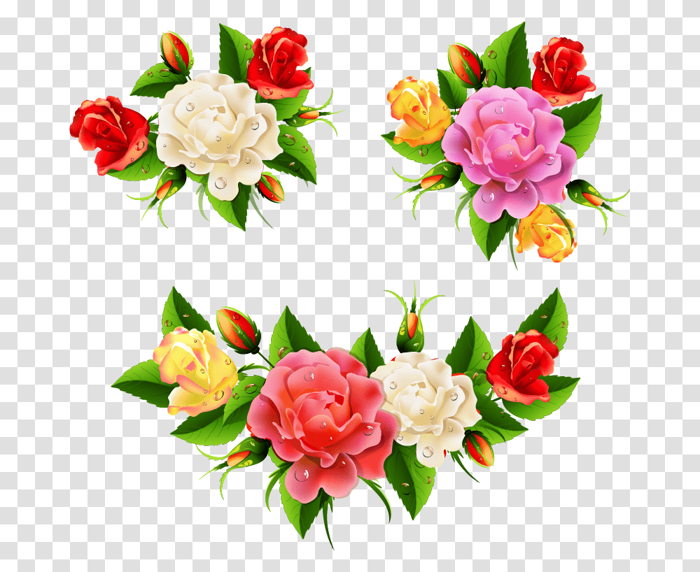 Klipart Beautiful Flowers Flower Bouquet Vector, Floral Design, Pattern, Plant Transparent Png