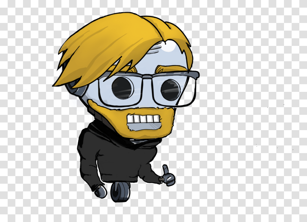 Klopp Cartoon Cartoon, Helmet, Person, Sunglasses Transparent Png