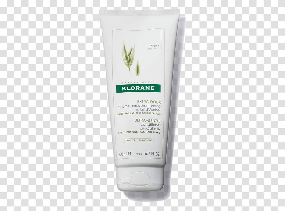 Klorane Ultra Gentle Conditioner With Oat Milk Klorane Shampoo, Bottle, Sunscreen, Cosmetics, Lotion Transparent Png