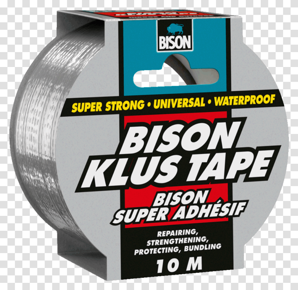 Klus Tape Bison Tape, Coil, Spiral, Aluminium Transparent Png