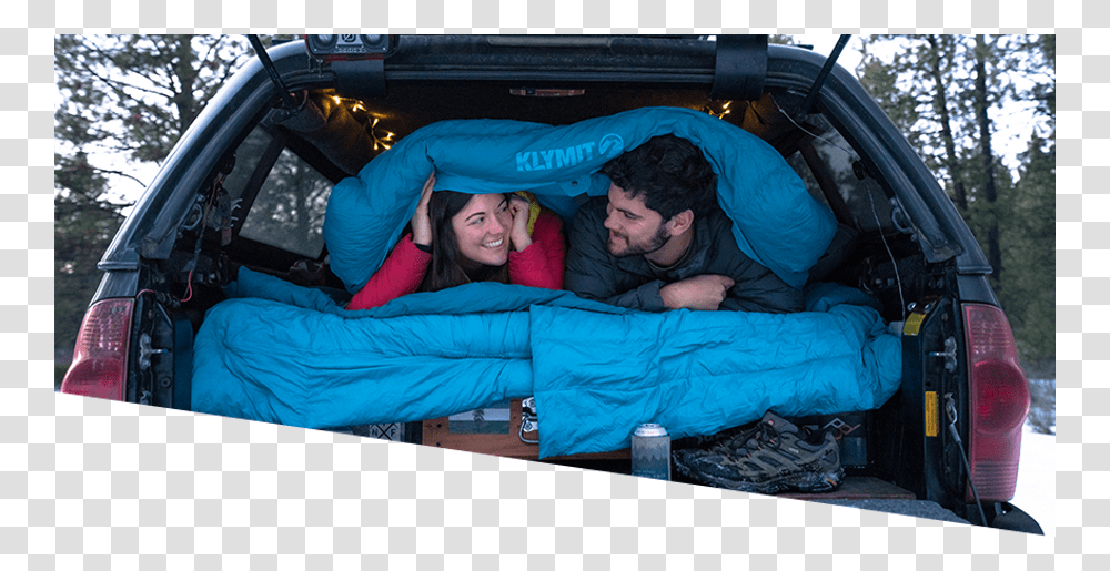 Klymit Down Double Sleeping Bag 30 2 Person Bag Personal Luxury Car, Cushion, Pillow, Furniture Transparent Png