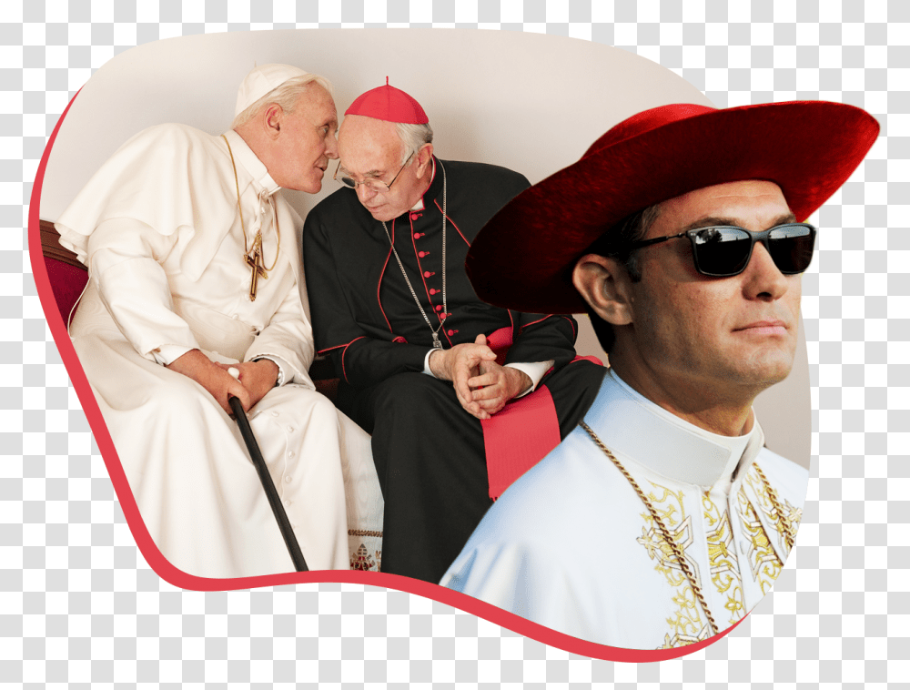 Kneel Before Hollywoods Pope Season Two Popes Showtimes, Person, Human, Sunglasses, Accessories Transparent Png