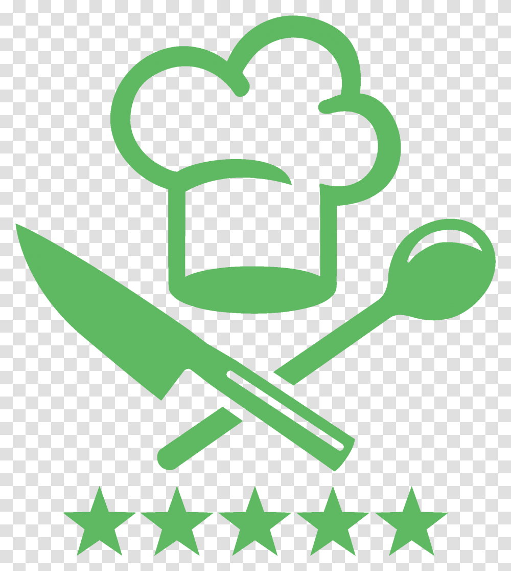 Knife And Chef's Hat Download Chef Image Black And White Clipart, Label, Watering Can Transparent Png