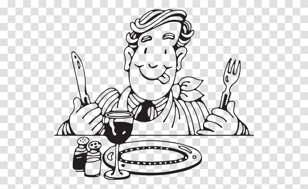 Knife And Fork Ready To Eat, Coffee Cup, Meal, Pottery Transparent Png