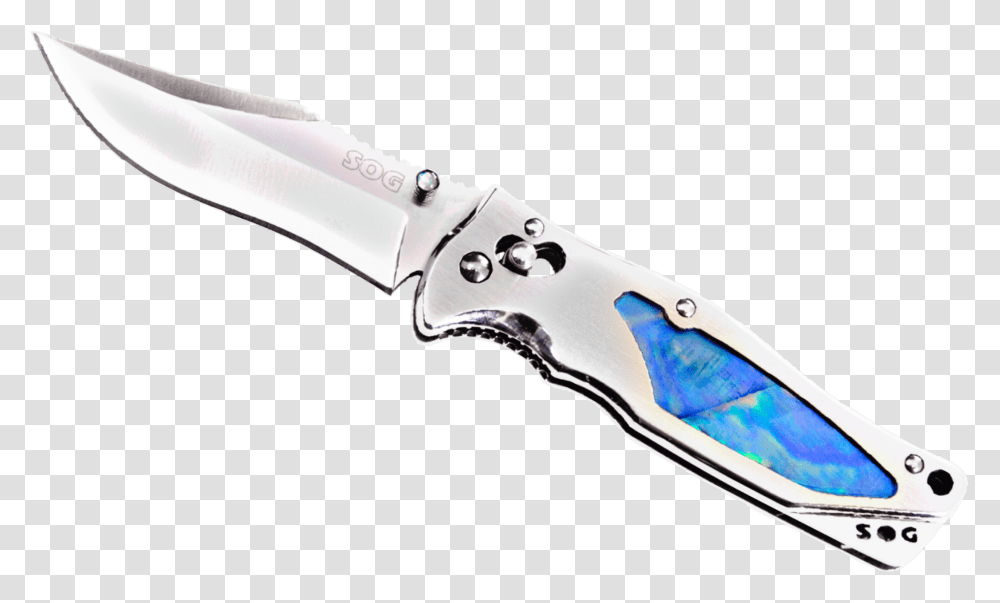 Knife Blue Silver Weapon Stab Cut Dope Swag Utility Knife, Blade, Weaponry Transparent Png