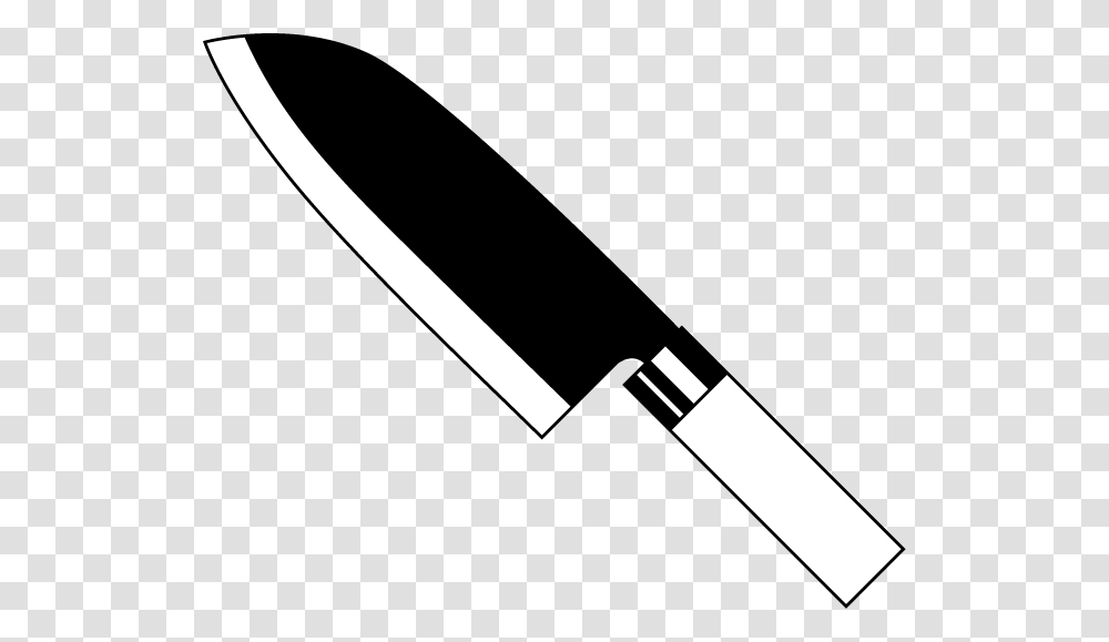 Knife Clipart Black And White Knife Clip Art Black And White, Weapon Transparent Png