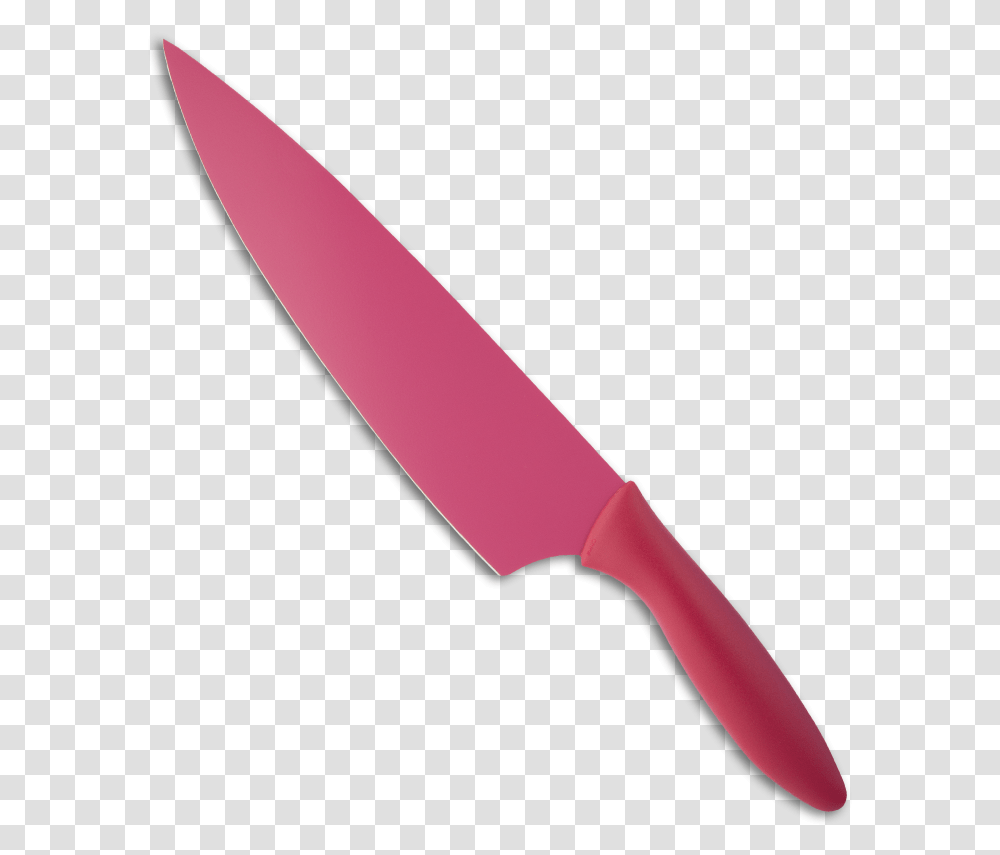 Knife Clipart Chefs Chef Pink Kitchen Knife, Weapon, Weaponry, Letter Opener, Blade Transparent Png