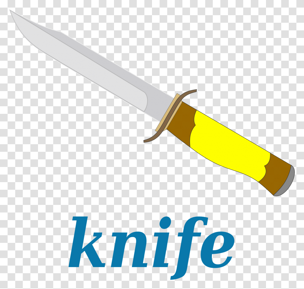 Knife Clipart Dagger Utility Knife, Blade, Weapon, Weaponry Transparent Png
