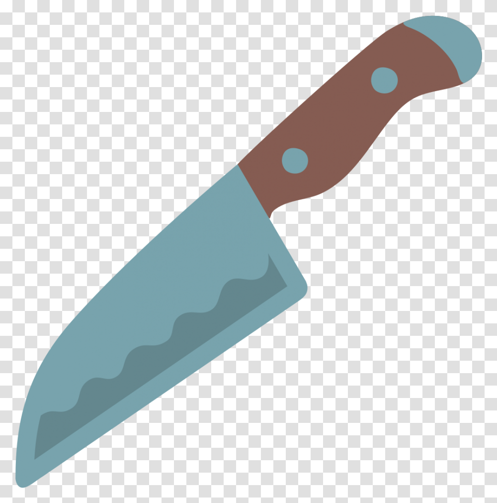 Knife Emoji Kitchen Knife Emoji, Blade, Weapon, Weaponry, Letter Opener Transparent Png