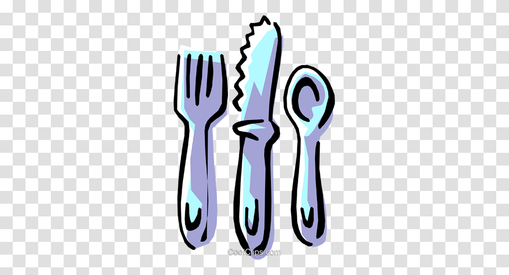 Knife Fork And Spoon Royalty Free Vector Clip Art Illustration, Cutlery Transparent Png