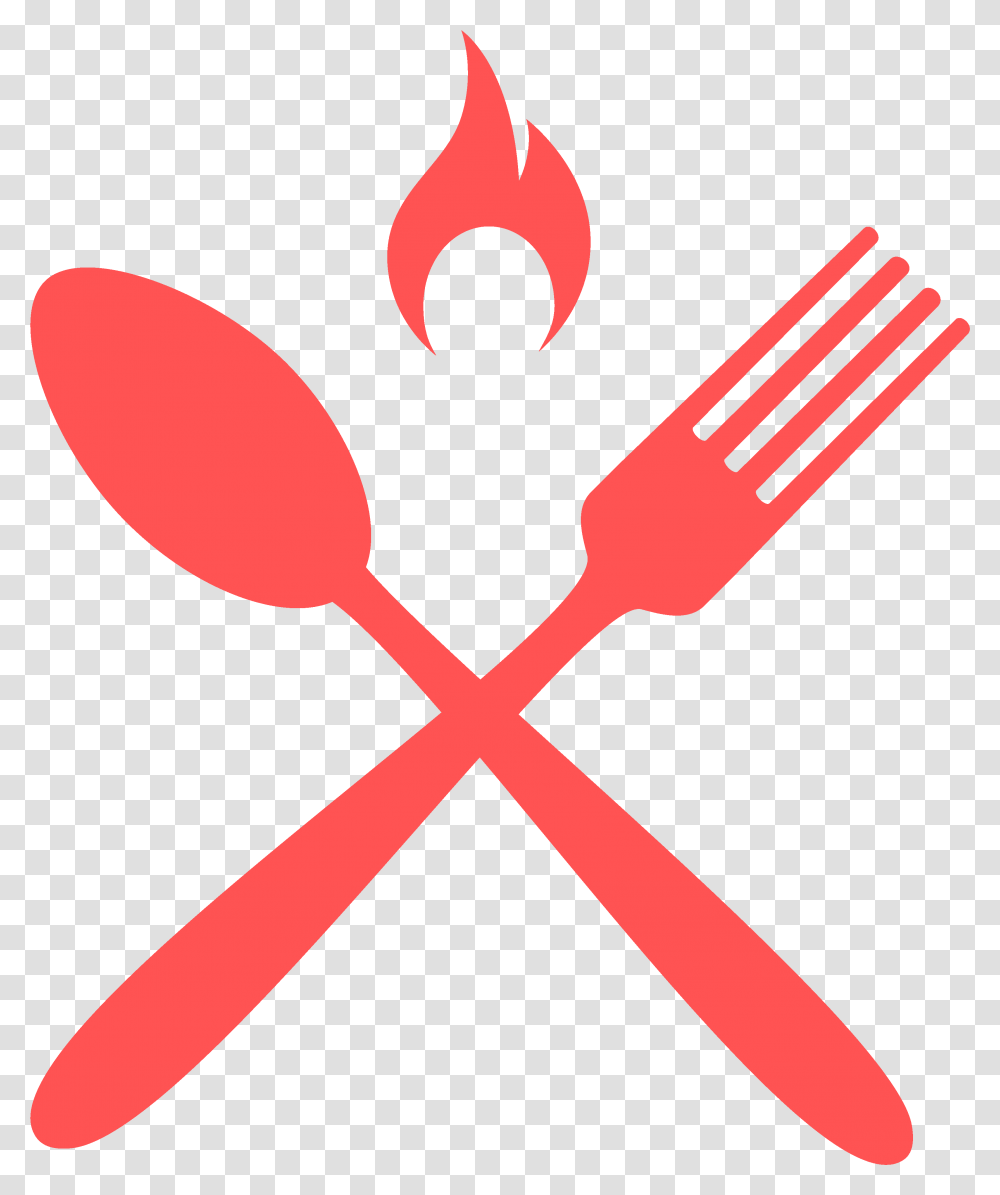 Knife Fork And Spoon Symbol Clipart Download, Cutlery, Scissors, Blade, Weapon Transparent Png