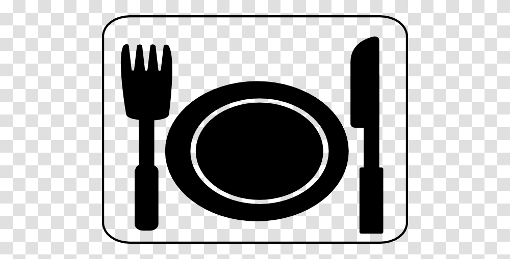 Knife Fork Plate Clipart, Cutlery Transparent Png