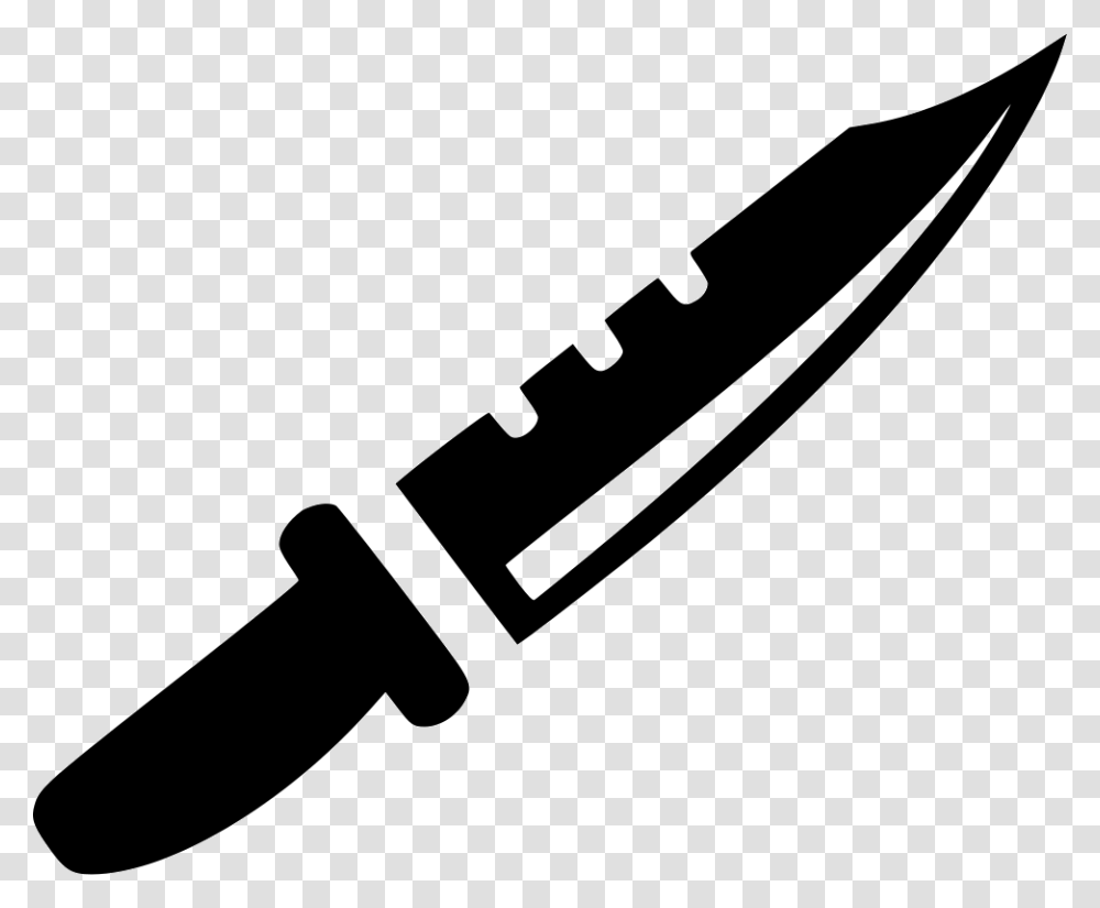 Knife Knife Black And White, Silhouette, Stencil, Key Transparent Png
