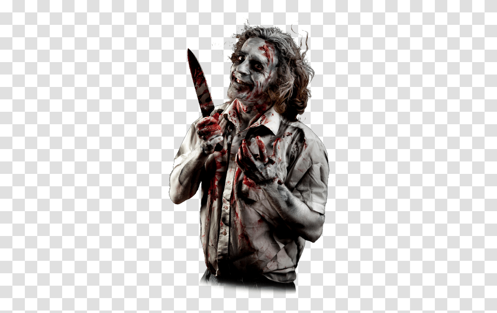 Knife Zombie, Fantasy, Person, Performer Transparent Png