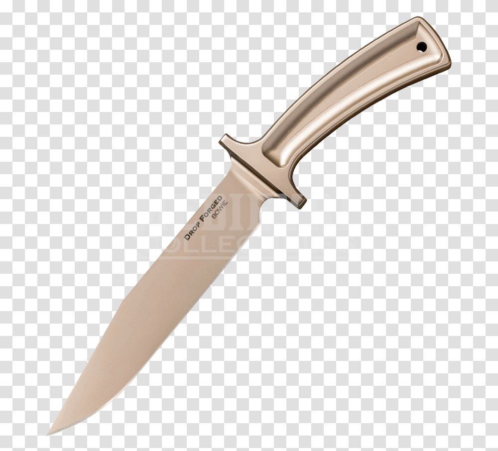 Knifebowie Knifecold Weaponhunting Knifebladedaggermelee Cold Steel Drop Forged Bowie, Weaponry, Hammer, Tool, Letter Opener Transparent Png