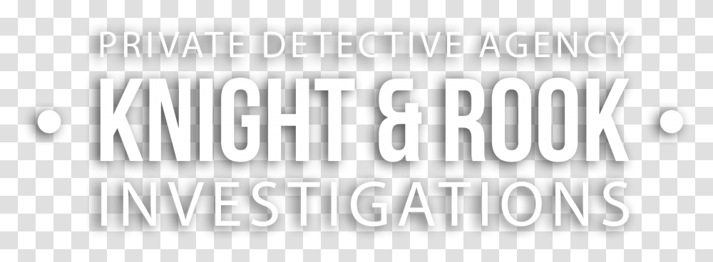 Knight And Rook Investigationsprivate Detective Agency, Number, Word Transparent Png