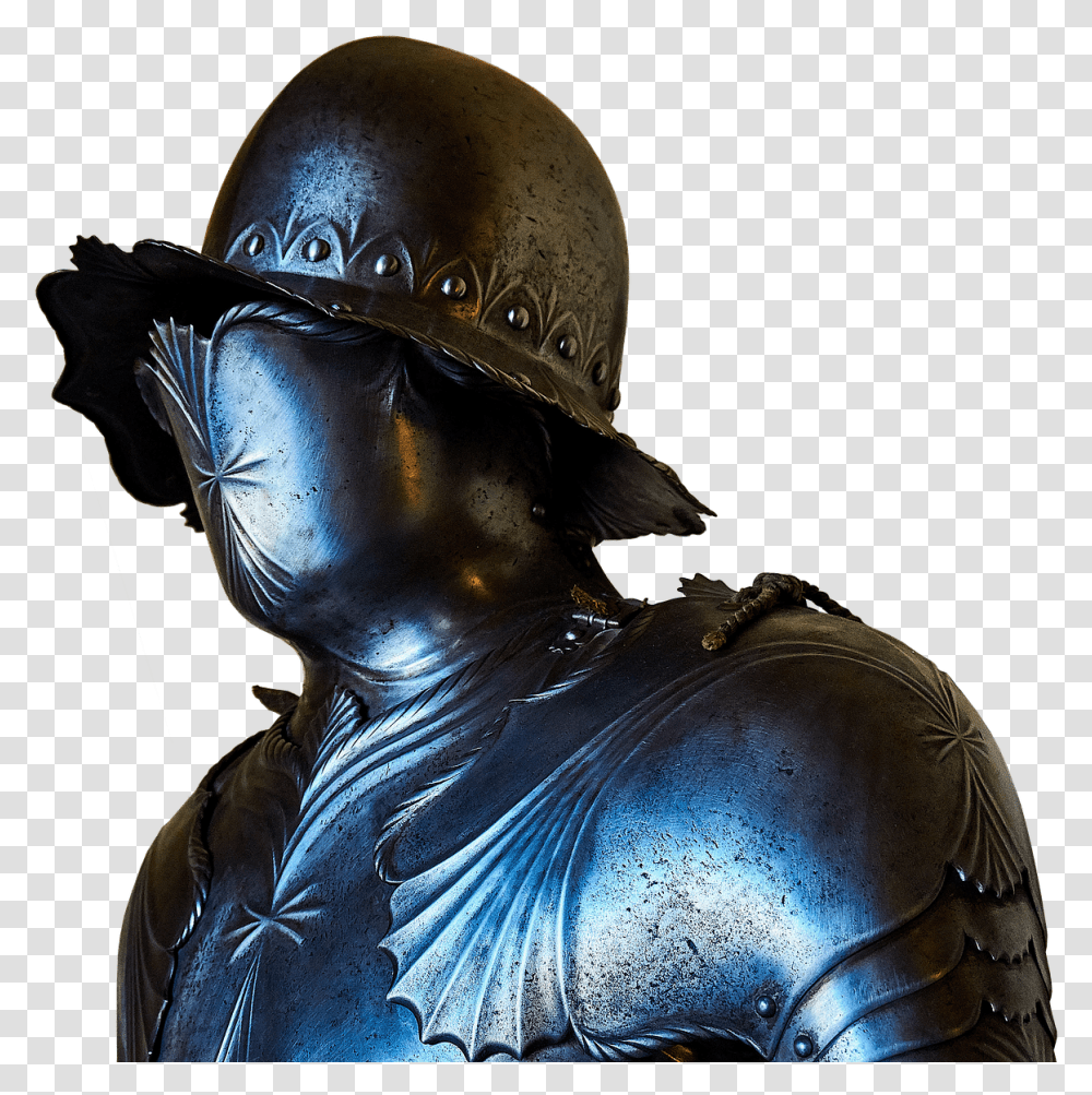 Knight Armor Middle Ages Free Photo Armor Knight, Apparel, Helmet, Person Transparent Png