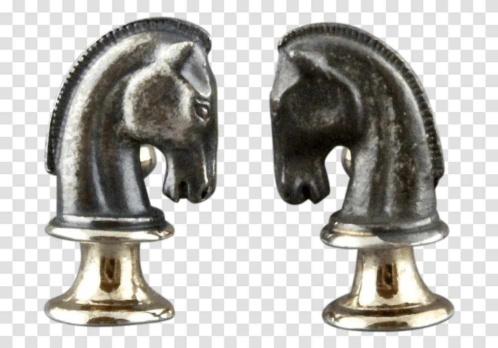 Knight Chess Piece Stallion, Game, Bronze, Sink Faucet, Indoors Transparent Png