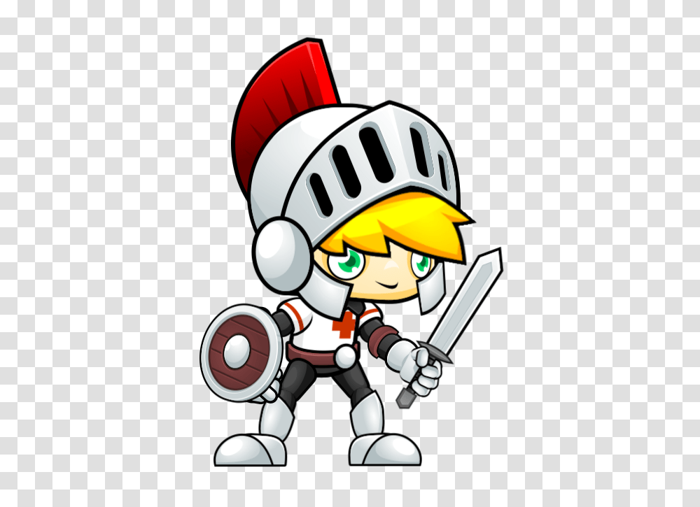 Knight Clipart Comic, Fireman, Performer Transparent Png