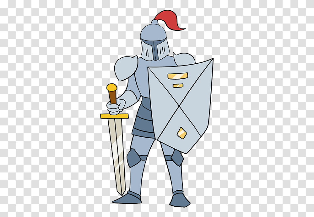Knight Clipart Simple Knight Armor Drawing Easy Transparent Png