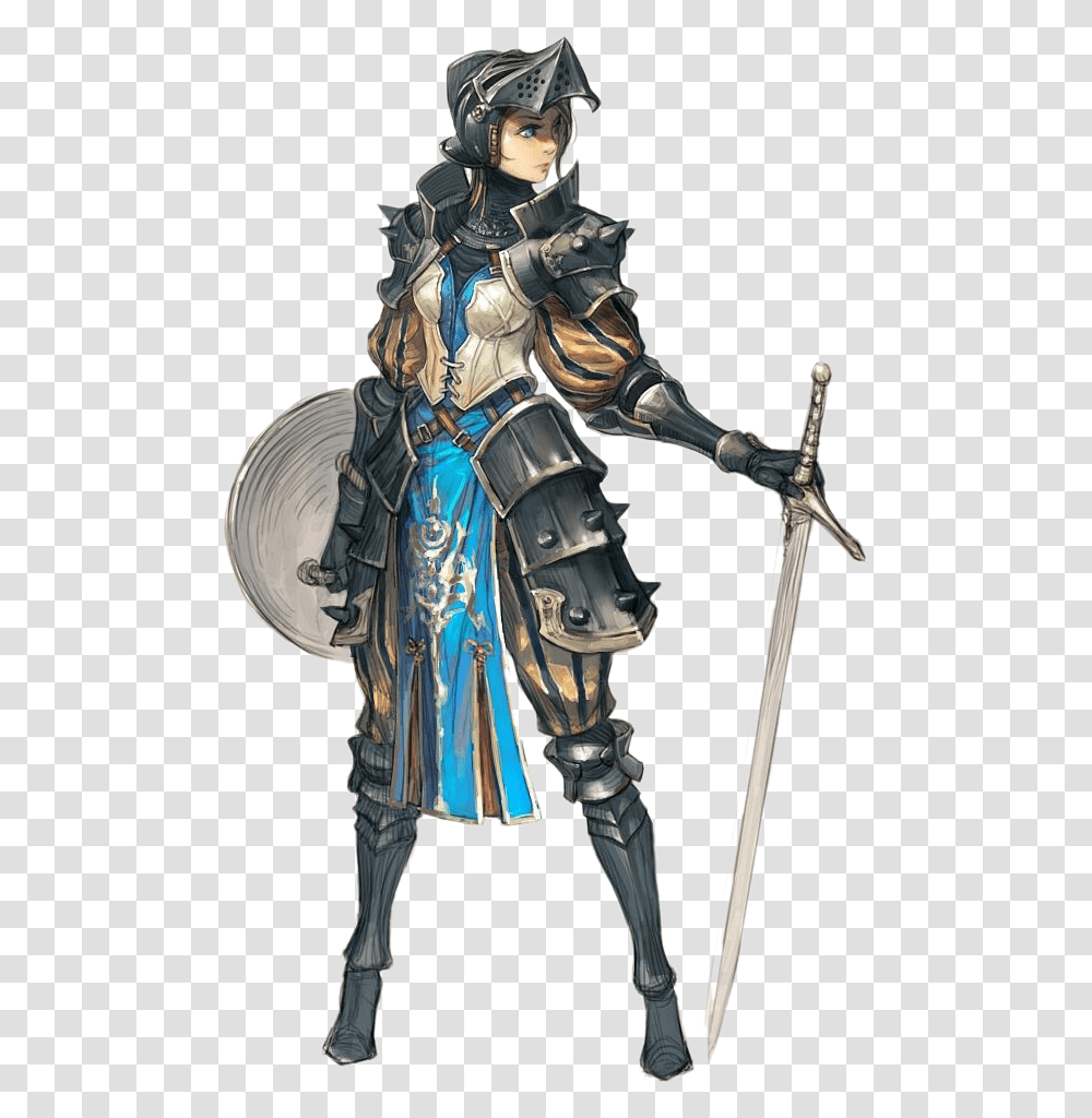 Knight Female Plate Armour Woman Knight Girl Art, Person, Human, Helmet Transparent Png