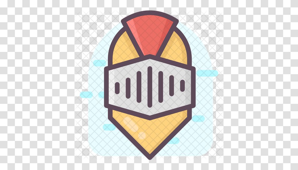 Knight Helmet Icon Illustration, Clothing, Road Sign, Symbol, Armor Transparent Png