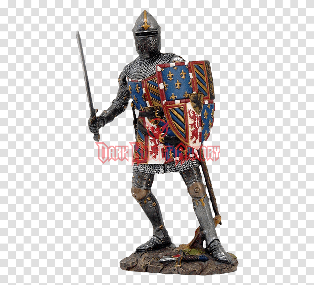 Knight King Arthur Figurine Plate Armour Knight In Full Armor, Person, Human, Chain Mail Transparent Png