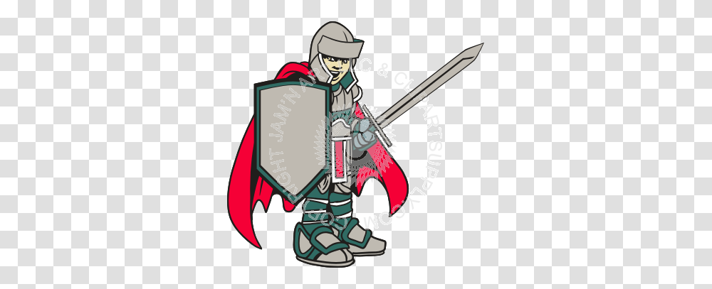 Knight With Shield In Color, Person, Human, Helmet Transparent Png