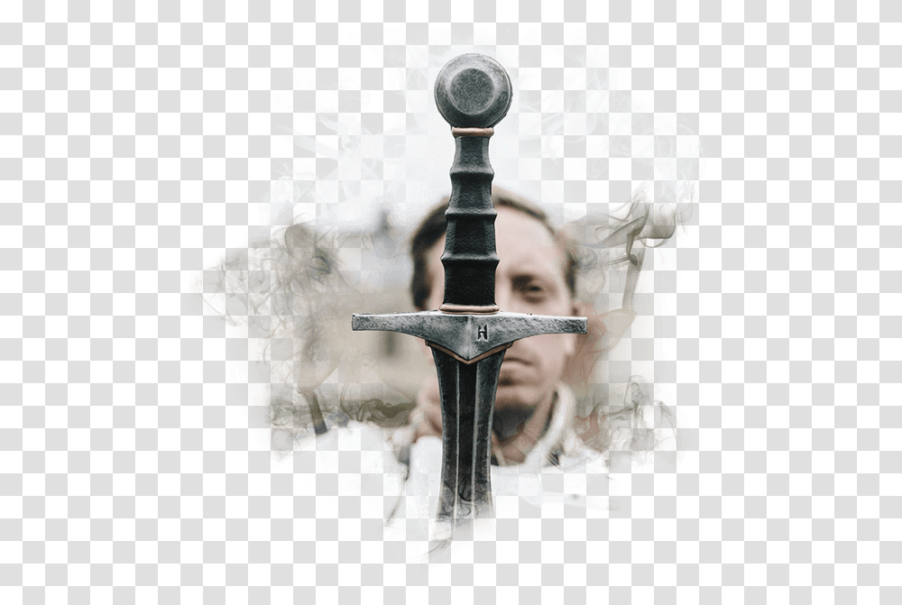 Knightly Sword Sabre, Weapon, Blade, Snowman, Winter Transparent Png