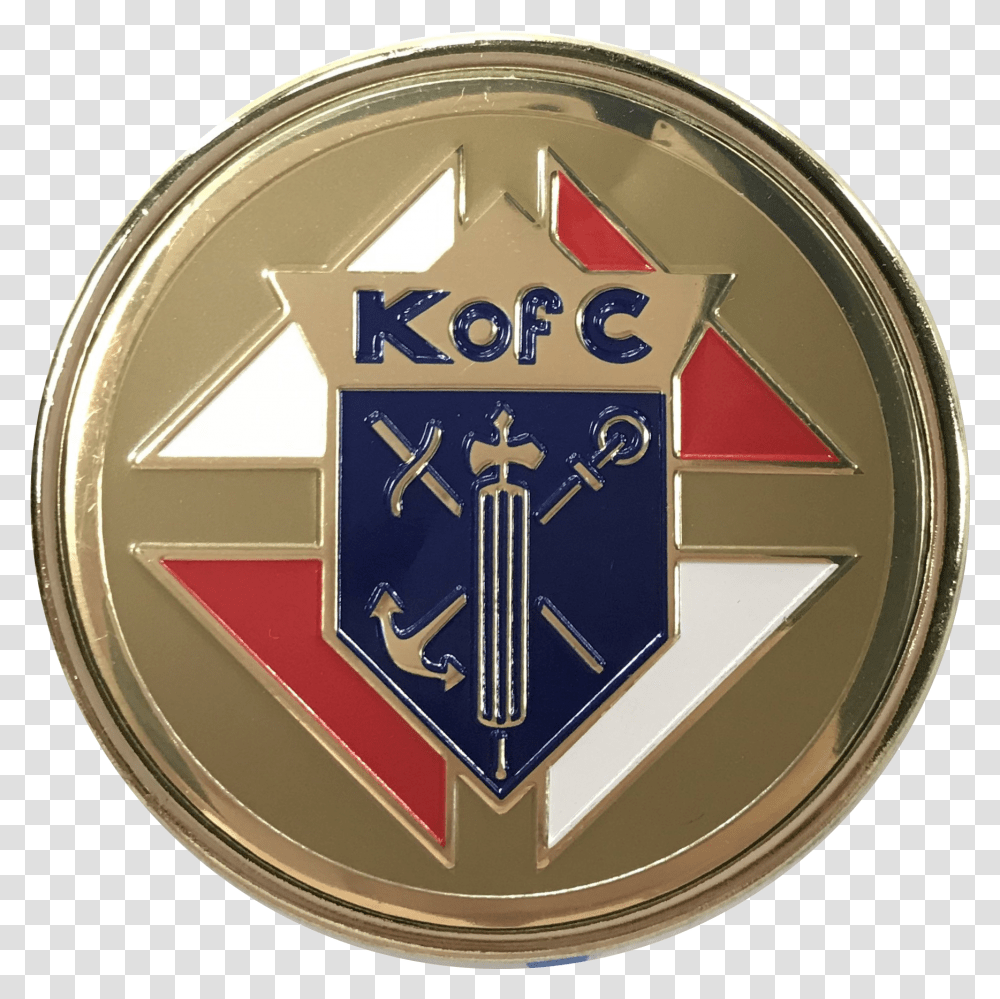Knights Of Columbus Emblem Solid, Logo, Symbol, Trademark, Clock Tower Transparent Png