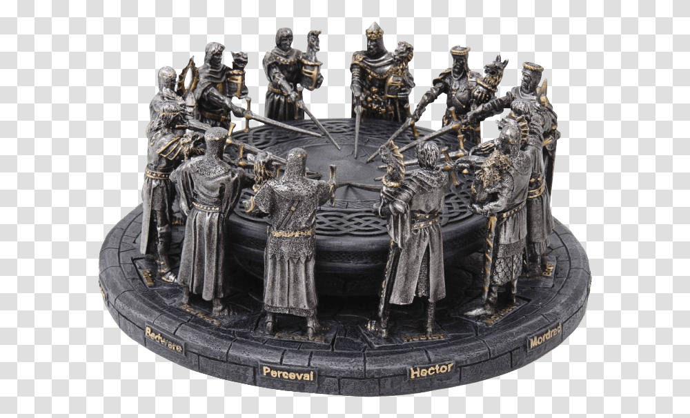 Knights Of The Round Table Statue Knight In The Table, Person, Sculpture, Figurine Transparent Png