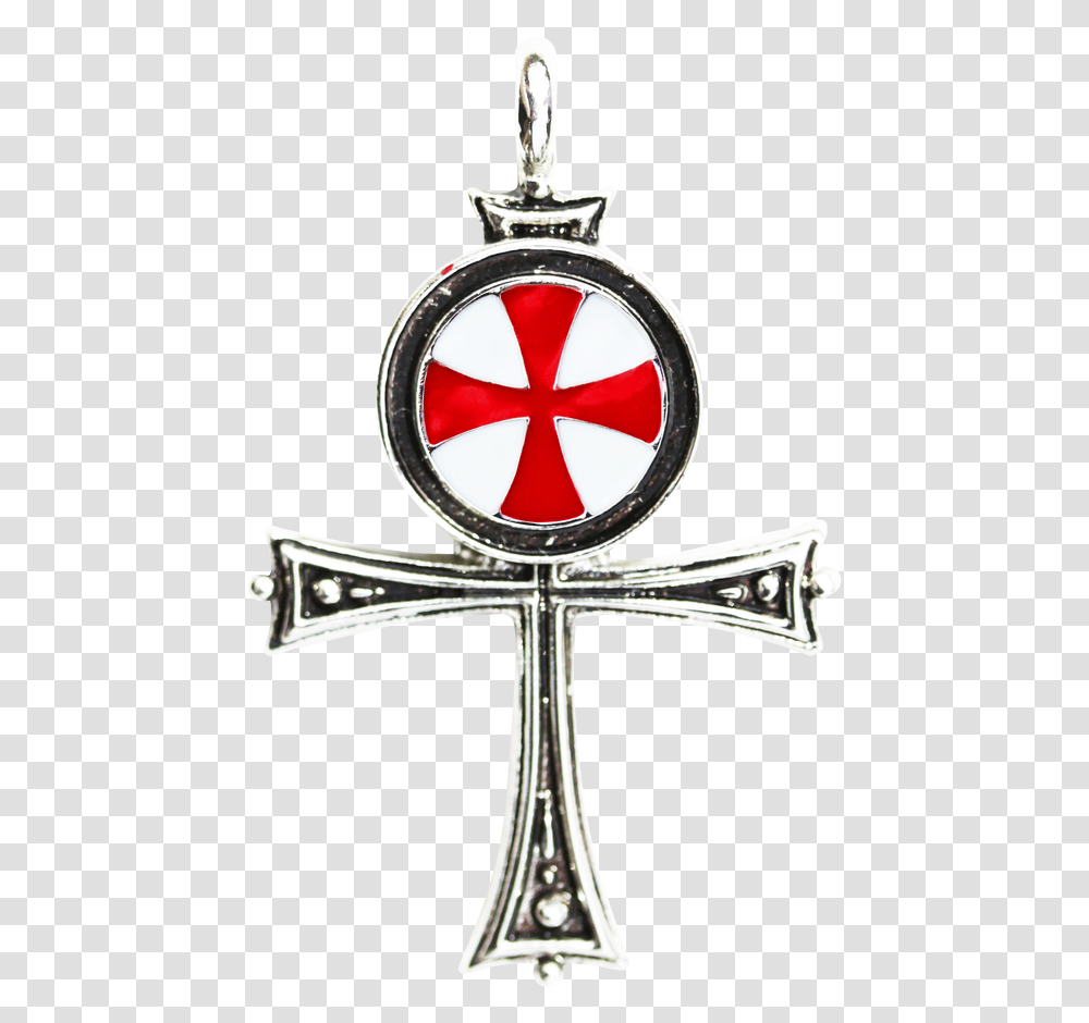 Knights Templar Ankh Talisman For The True Seeker Of Cavalerii Templieri De Plumb, Cross, Logo, Trademark Transparent Png
