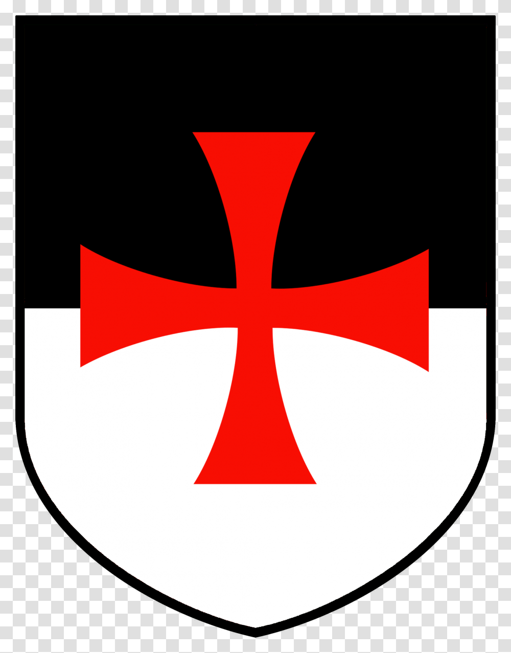 Knights Templar Bezant Shield, Logo, Trademark, First Aid Transparent Png